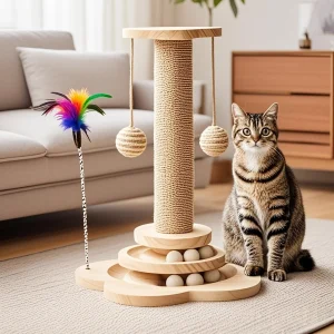 Tall Cat Tree Tower with Sisal Scratching Posts