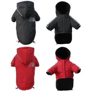  Winter Waterproof Dog Jacket Reflective Pet Clothes Raincoat